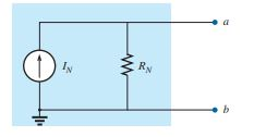  সার্কিট ১ঃ Norton equivalent circuit. 