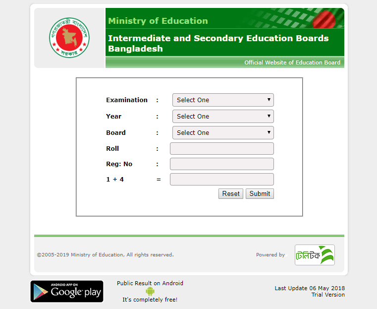 JSC result 2019