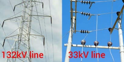 উপকেন্দ্র
132 kV এবং 33 kV লাইন